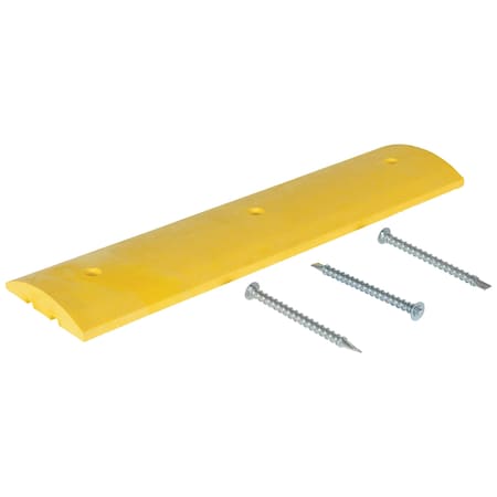 Vestil Speedbump Hd Asphalt Hardware, 48x12x2.25, dual cable channel 1 X 3/4 SBDHA-48